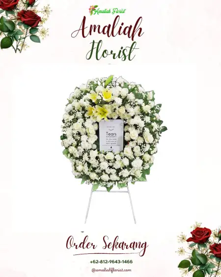 Krans Bunga Duka Bapuhbaru